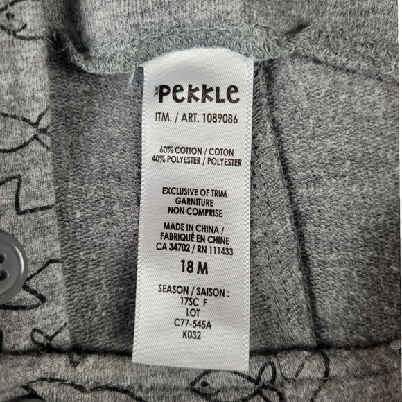 PEKKLE Overall Shorts Shark Size 18 M - Picture 8 of 8